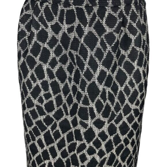 BALMAIN IVOIRE Paris Vintage Wool Pencil Skirt Sz 12 - Picture 2 of 8